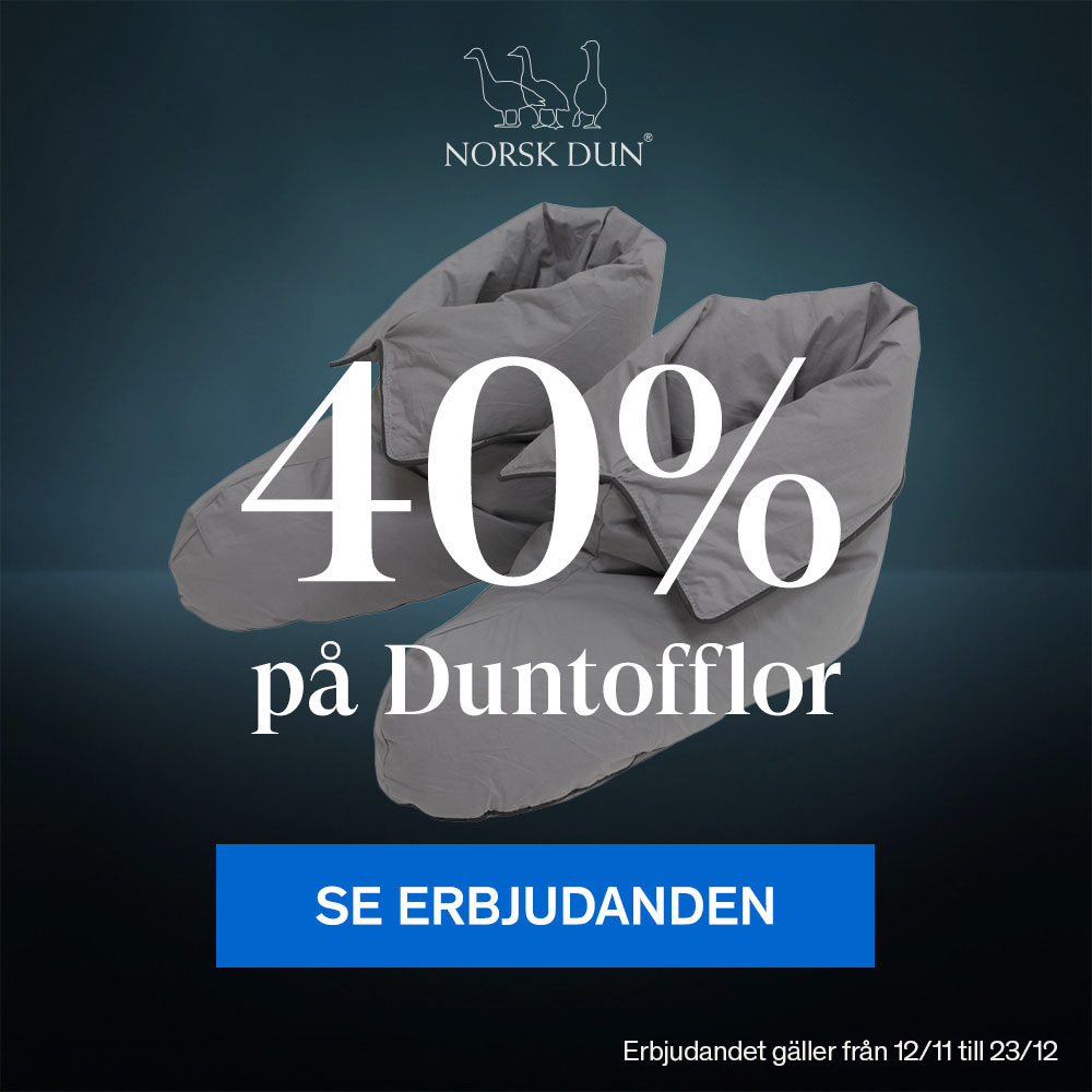 Duntofflor 40%. Se erbjudanden